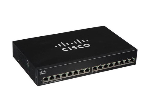 SG110-16= - Cisco 16-Port Gigabit PoE+ Unmanaged Rack Network Switch