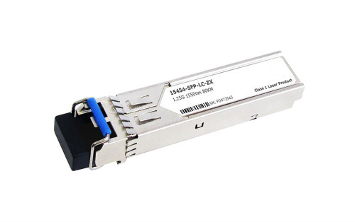 15454-SFP-LC-ZX= - Cisco 1Gbps 1000Base-ZX 70km 1550nm LC SFP Transceiver