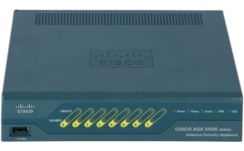 ASA5505-50-BUN-K8 - Cisco 6-Port 100Base-TX 2-Port FE Security Firewall