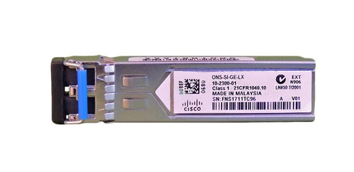 ONS-SI-GE-LX - Cisco 1Gbps 1000Base-LX Single-mode 10km LC SFP Transceiver