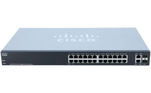 SG220-26P - Cisco 24-Port PoE+ Gigabit 2 SFP Managed Switch