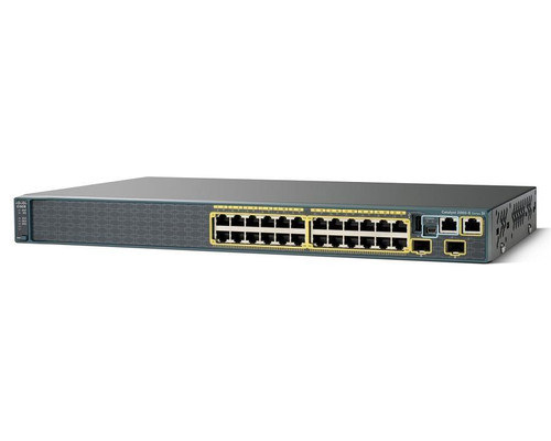 WS-C2960S-24TS-S= - Cisco 24-Port Gigabit 4x SFP Stackable Network Switch
