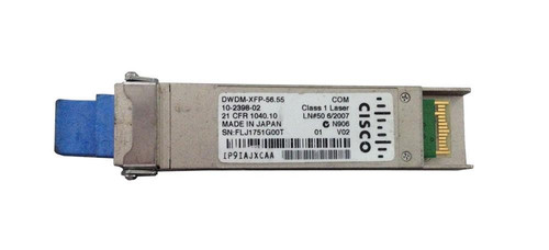 DWDM-XFP-56.55= - Cisco 10Gb DWDM Single-Mode 80km 1556.55nm XFP Transceiver