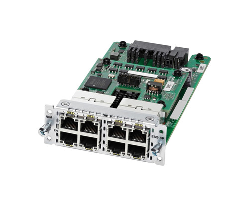 NIM-ES2-8-P - Cisco 8-Ports PoE/PoE+ Layer 2 Gigabit Ethernet LAN Switch NIM