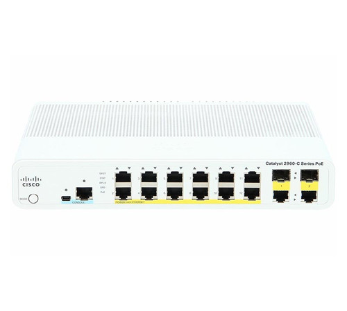 WS-C2960C-12PC-L-RF - Cisco Catalyst 2960C Switch 12 Fe Poe 2 X Dual Uplink Lan Base