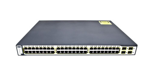 WS-C3750-48PS-S= - Cisco 48-Port 10/100 PoE Layer3 1U Network Switch