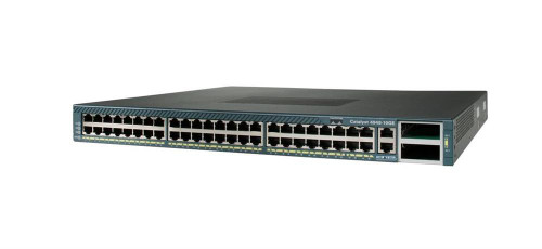 WS-C4948-10GE-S-RF - Cisco 48-Port Gigabit L3 Network Switch
