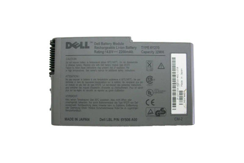 6Y270 - Dell 11.1V 4400mAh Lithium-Ion Laptop Battery