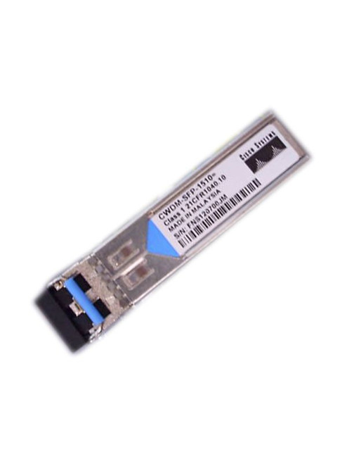 DS-CWDM-1510= - Cisco 1.25Gbps 1000Base-CWDM Single-mode Fiber 80km 1510nm Duplex LC Connector SFP Transceiver Module with DOM