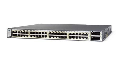 WS-C3750E-48PD-SF - Cisco Catalyst 3750E 48-Ports 10/100/1000 RJ-45 PoE Multi Layer Stackable Ethernet Switch with 2x Uplink Ports