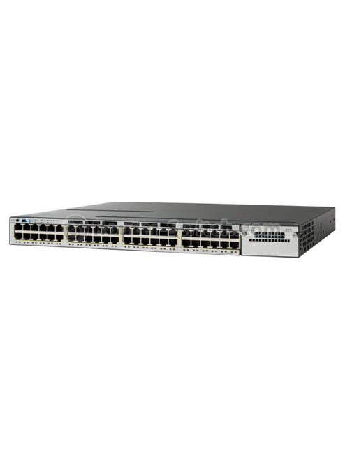 WS-C3750X-48T-S= - Cisco Catalyst 3750X-48T Switch Layer 3 - 48 X 10/100/1000 Ethernet Ports - Data Ip Base - Managed - Stackable