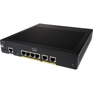 C921-4P-RF - Cisco 2 WAN 4 LAN Gigabit Rack-mountable Router