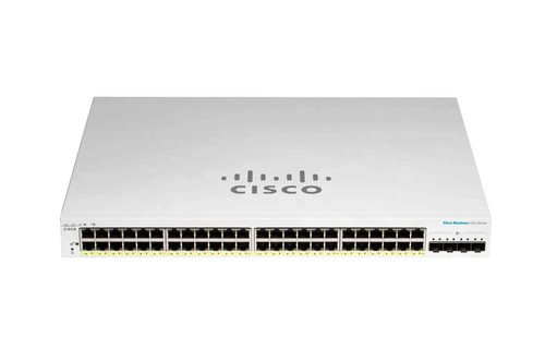 CBS220-48T-4G= - Cisco 48-Port Gigabit 4 SFP Network Switch
