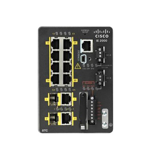 IE-2000-8TC-L-RF - Cisco Ie 8 10/100 2 Fe Sfp+2 T/Sfp Fe Lite