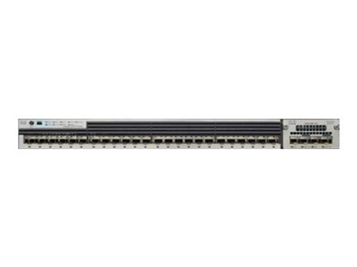 WS-C3750X-24S-E - Cisco WS-C3750X-24S-E - 24-Ports GE SFP IP Services Manageable Layer3 Rack-mountable 1U Switch