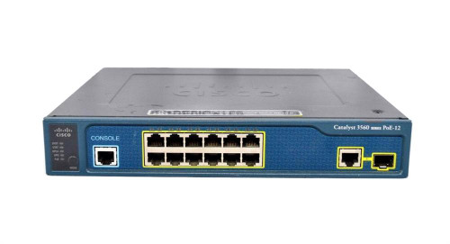 WS-C3560-12PC-S= - Cisco 12-Port PoE Network Switch