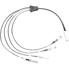 QSFP-4X10G-AC7M= - Cisco 40G QSFP+ to 4x 10G SFP+ 7m Active Breakout Cable
