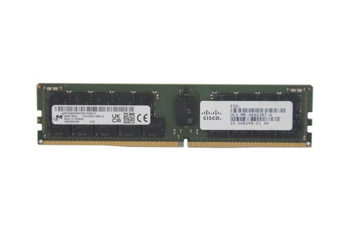 UCS-MR-X64G2RT-H= - Cisco 64GB PC4-23400 DDR4-2933MHz Registered ECC CL21 288-Pin DIMM 1.2V Dual Rank Memory Module