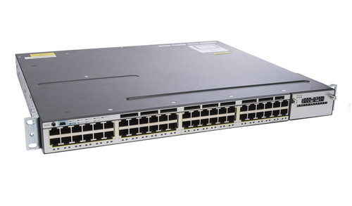 WS-C3750X-48P-S - Cisco 48-Port PoE+ Network Switch