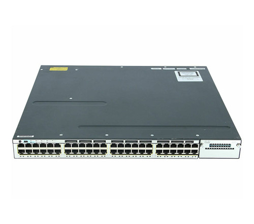 WS-C3750X-48P-S-RF - Cisco Catalyst 3750X-48P Switch Layer 3 - 48 X 10/100/1000 Ethernet Poe+ Ports - Ip Base - Managed - Stackable