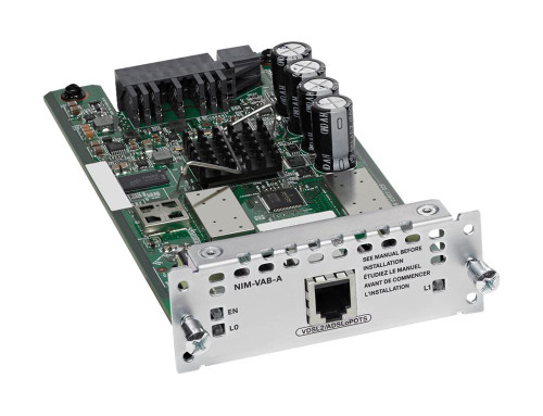 NIM-VAB-A= - Cisco 1-Port VDSL2/ADSL2+ POTS Annex A NIM