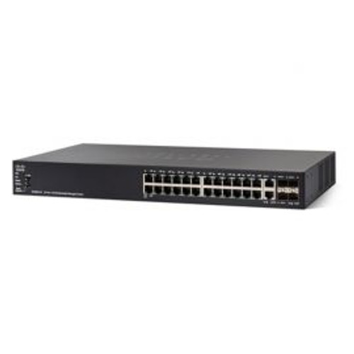 SF550X-24P - Cisco 24 X 10/100 Poe+ Ports With 195W Power Budget 4 X 10 Gigabit Ethernet (2 X 10Gbase-T/Sfp+ Combo + 2 X Sfp+)