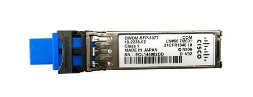 DWDM-SFP-3977 - Cisco 1Gbps 1000Base-DWDM 80km 1539.77nm LC SFP Transceiver