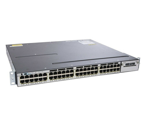 WS-C3750X-48PF-S= - Cisco Catalyst 3750X-48Pf Switch Layer 3 - 48 X 10/100/1000 Ethernet Poe+ Ports (800W Poe Power Available)- Ip Base - Managed
