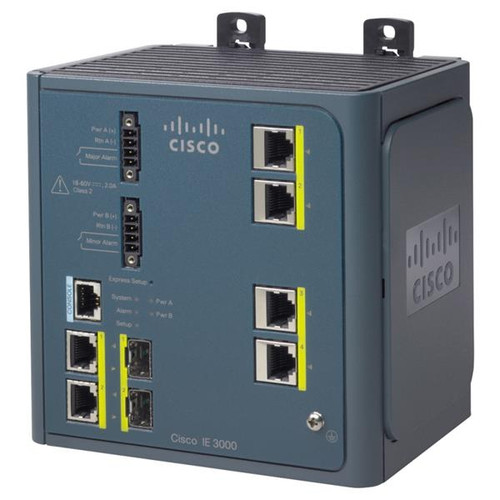 IE-3000-4TC= - Cisco IE 3000-4TC 6-Port Layer 2 Industrial Switch
