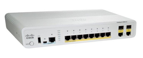 WS-C3560C-12PC-S - Cisco 12-Port PoE+ Fast Ethernet Network Switch