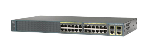 WS-C2960+24PC-S-RF - Cisco 24-Port 10/100 PoE Layer2 Rack Switch