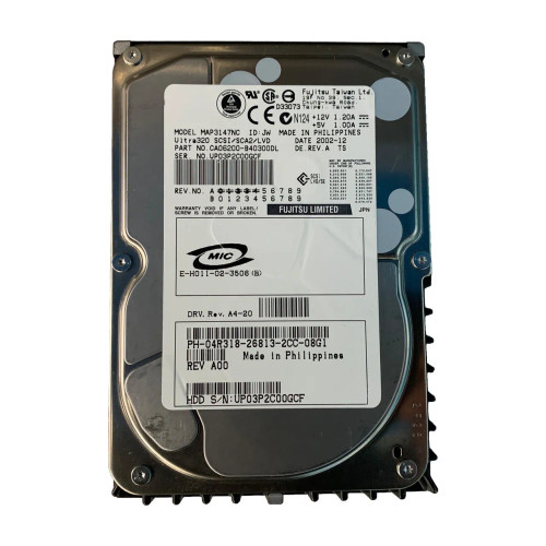 04R318 - Dell 146GB 10K RPM Ultra320 SCSI 3.5" HDD