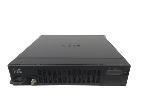 Cisco ISR4351/K9 Router - 200-400Mbps Throughput, 3 WAN/LAN Ports, 3 SFP Ports, Multi-Core CPU, 2 Service Module Slots