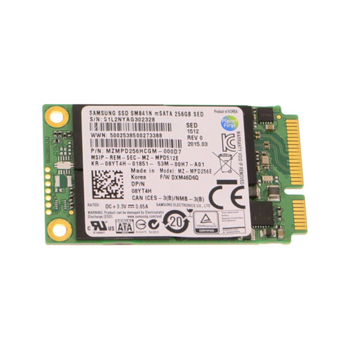 8YT4H - Dell 256GB MLC SATA 6Gb/s mSATA 1.8" SSD