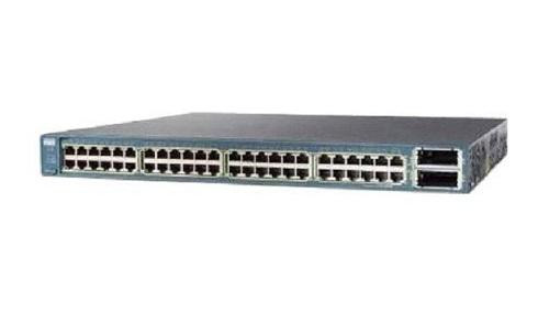 WS-C3560E-48PD-E= - Cisco Catalyst 3560E 48-Ports 10/100/1000Mbps POE 2 10GE(X2) 750W IPS Switch