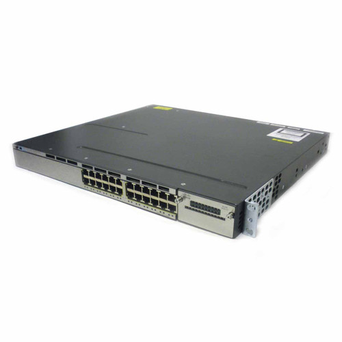WS-C3750X-24T-E - Cisco 24-Port Gigabit Network Switch