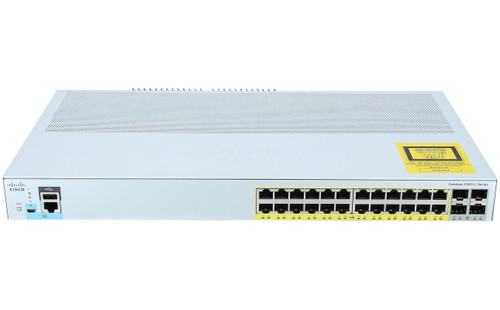WS-C2960L-24TQ-LL - Cisco 24-Port 1GbE 4x SFP+ Layer 2 Network Switch