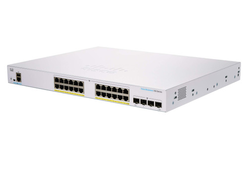 CBS350-24FP-4X - Cisco 24-Port Gigabit PoE+ 370W 4x 10GbE SFP+ Managed Switch