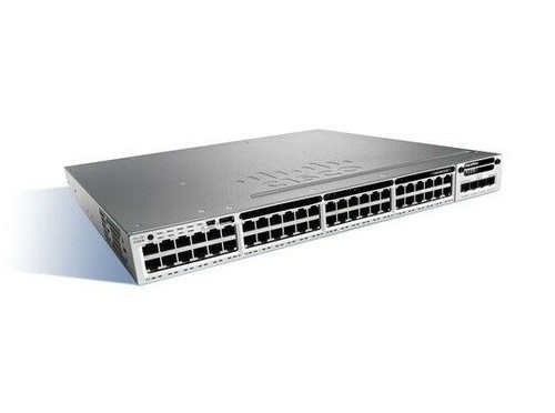 WS-C3850-48F-S-RF - Cisco Catalyst C3850-48F Switch Layer 3 - 48 * 10/100/1000 Ethernet Poe+ Ports - Ip Base - Managed- Stackable