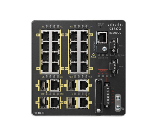 IE-2000U-16TC-G-RF - Cisco 16-Port 10/100 2 SFP 2 GE Network Switch