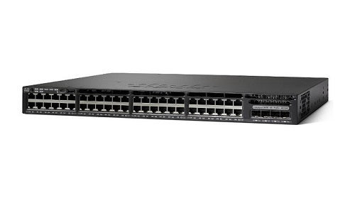 WS-C3650-48FS-S - Cisco 48-Port PoE 2 Uplink Network Switch