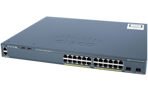 WS-C2960X-24TS-L= - Cisco 24-Port Gigabit 4x SFP Layer2 Network Switch