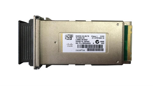 DWDM-X2-59.79= - Cisco 10Gb DWDM 80km 1559.79nm Duplex SC X2 Transceiver