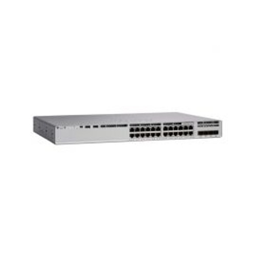 C9200-24T-A - Cisco Catalyst 9200 24-Ports RJ-45 10/100/1000Base-T Rack-mountable Layer 3 Managed Switch