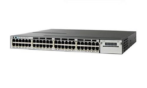 WS-C3850-48PW-S= - Cisco Catalyst C3850-48Pw Switch Layer 3 - 48 * 10/100/1000 Ethernet Poe+ Ports With 5 Access Point Licenses - Ip Base - Managed- Stackable