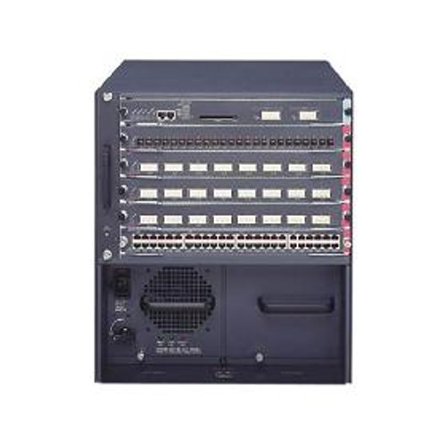 WS-C6506E-S32-10GE - Cisco Catalyst 6506E chassis WS-SUP32-10GE-3B Fan Tray (requiresPower Supply)