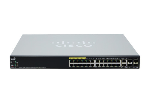 SG550X-24MP-RF - Cisco 24 X 10/100/1000 Poe+ Ports With 382W Power Budget 4 X 10 Gigabit Ethernet (2 X 10Gbase-T/Sfp+ Combo + 2 X Sfp+)