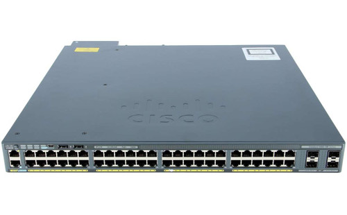 WS-C2960XR-48TD-I= - Cisco 48-Port 1GbE RJ45 4x SFP Layer 3 Network Switch