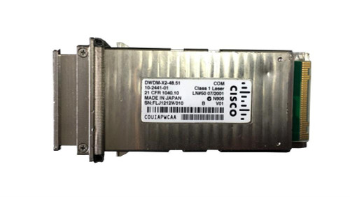 DWDM-X2-48.51= - Cisco 10Gbps DWDM Single-Mode 80km 1548.51nm X2 Transceiver