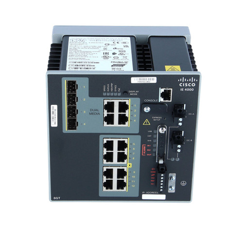 IE-4000-8GT4G-E - Cisco Industrial Ethernet 4000 Series 12-Ports 10/100/